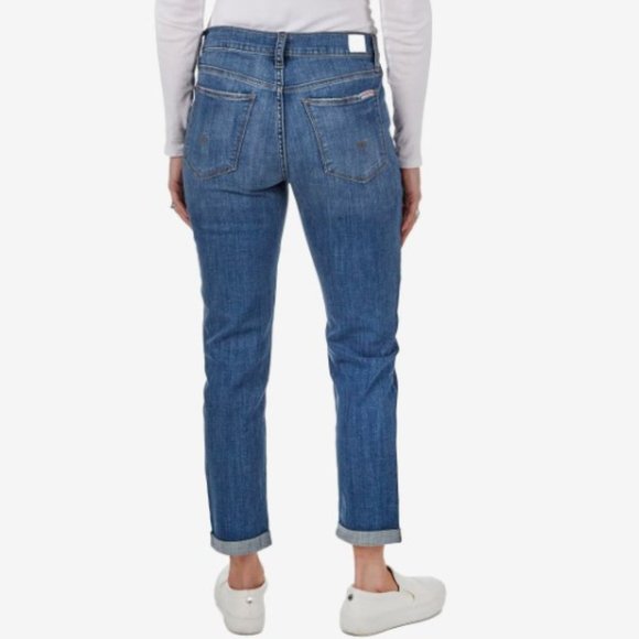 Hudson Women's Natalie Midrise Slim Boyfriend Crop‎ Jeans - NWT - Size 29 - Picture 4 of 9